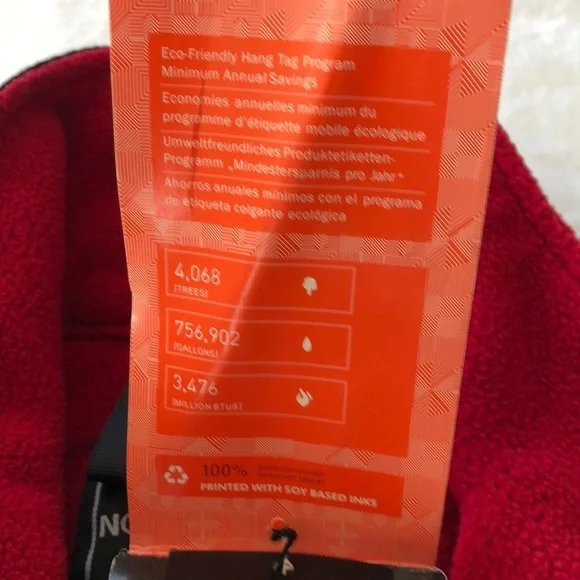 NWT: The Northface Lightweight vest. Black and red Size - Picture 17 of 17